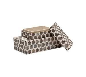 ชุดกล่องเครื่องประดับ3ขนาดที่แตกต่างกันกล่องเก็บเครื่องประดับไม้และไม้ถูพื้นสำหรับอุปกรณ์เสริมบนโต๊ะ - Product Image 5