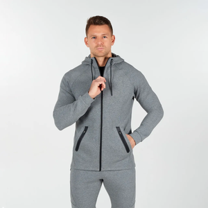 Men <b>Full</b> <b>Zip</b> <b>Hoodie</b> with Side Pocket Designer <b>Hoodie</b> for Active Work - Product Image 1
