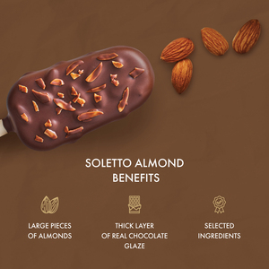 "SOLETTO <b>CHOCOLATE</b> ALMONDS" 75 g, Wholesale from Manufacturer - Product Image 3