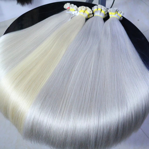 Cuticule alignée à prix d'usine 100% extensions de cheveux humains vierges vietnamiens bruts Style droit de couleur claire - Product Image 1
