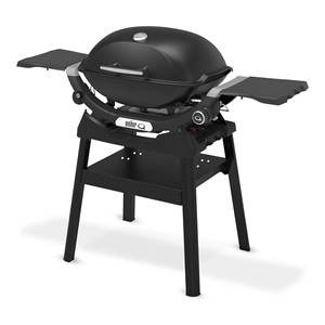 Parrilla para barbacoa GPL Q2200N con soporte y para horno Weber Q 1501099, color negro, fácil conectividad - Product Image 1