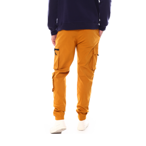 Pantalons cargo décontractés pour hommes à taille haute, coupe droite, en toile imperméable et respirante, avec logo personnalisé, exportés du Bangladesh, au meilleur prix - Product Image 3