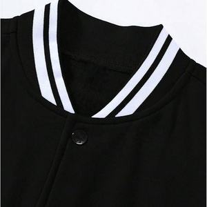 Chaqueta de Béisbol Varsity Personalizada con Capucha, Bordada, de Lana, con Logotipo Frontal, Cuello Alto, Resistente al Viento y con Calefacción - Product Image 2