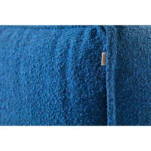 Le Granbambola 3-Seater Square <b>Sofa</b> Bluette Fabric Genuine Leather Tufted Extendable Upholstered <b>Sponge</b>-Filled Home Furniture - Product Image 6