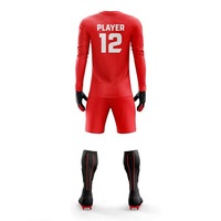 Les kits de football personnalisés de haute qualité portent le maillot de football maillot rétro football uniformes de football rouges et blancs