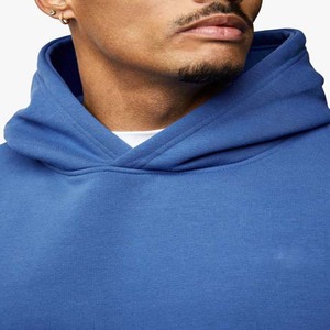 Bleu Couleur Pull Homme Survêtements Coton Polaire Sportswear Formation et Jogging Porter Survêtements 2 Pièces Ensembles À Capuche et Jogger - Product Image 4