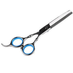 Ciseaux de cheveux sur mesure amincissants fabriqués avec des ciseaux d'amincissement de cheveux de coiffeur en acier inoxydable allemand 5.75 pouces - Product Image 2