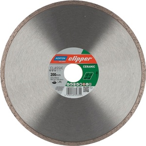 NORTON CLIPPER Classic Ceramic Diamanttrennscheibe 200 mm 30/25.4 mm <b>Drill</b> Bit 1.7 mm Segment Width 7 mm Segment Knives Tools - Product Image 1