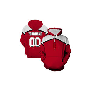 เสื้อมีฮู้ดพิมพ์ซับลิเมชันสำหรับทีมกีฬาเสื้อสวมหัวน้ำหนักเบาออกแบบได้ตามต้องการพร้อมชื่อและจำนวนทีม - Product Image 5