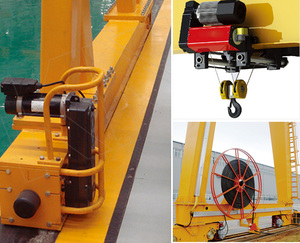 Electric a <b>Frame</b> Monorail <b>Hoist</b> Single Girder <b>Gantry</b> Crane 2 Ton 5 Ton 10 Ton Rail <b>Gantry</b> Crane - Product Image 3