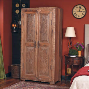 Mueble de Madera de Roble Rústico Hecho a Mano para Sala de Estar, Dormitorio, Hotel o Apartamento, para Bar en Casa o Estilo Panel de Madera Rústico - Product Image 2