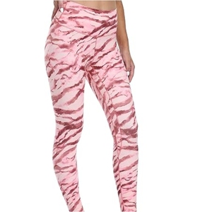 Leggings de yoga décontractés et tendance pour femmes, de haute qualité, sur mesure, unis, avec cordon de serrage, respirants, légers, prix abordable - Product Image 3