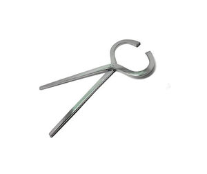 Testeur de sabot argenté réglable sur mesure Outils équins Outil de maréchal-ferrant en acier inoxydable de qualité supérieure Fabricant de testeur de sabot - Product Image 2