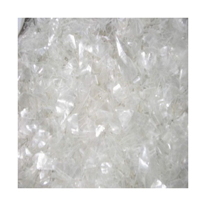 Fardos de chatarra de botellas de PET transparentes 100% lavados en caliente y Copos de botellas de PET Proveedores al por mayor de lavado en frío y en caliente PRECIO DE VENTA - Product Image 1