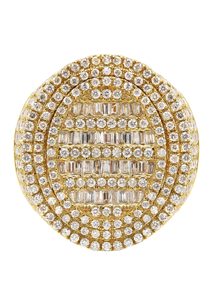 Anillos de Boda Unisex de Plata de Ley Fina con Diamantes Moissanite VVS, Estilo Hip-Hop, Chapado en Oro, Certificación IGI, Mejor Relación Calidad-Precio - Product Image 4