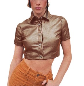 OEM Custom Logo Fall High Quality Women Crop Letterman <b>Jackets</b> Winter <b>Long</b> Sleeves Coats Custom Blank <b>Leather</b> Baseball <b>Jacket</b> - Product Image 1