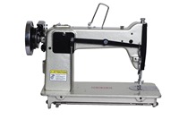 Nouvelle machine à coudre industrielle XOXO TL-82 avec pied marcheur, lit plat, point de verrouillage, aiguille simple, composants de moteur, haute vitesse