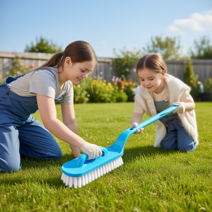 Cleaning <b>Brush</b> 290mm 0.35mm Bristle 140mm Length 3 Rows 12 Tufts-LESSMANN - Product Image 3