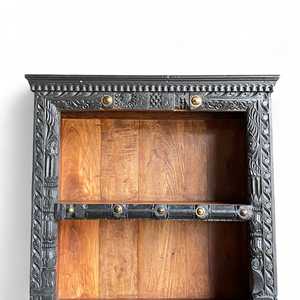 Étagère à livres en bois traditionnelle, étagère à livres vintage, élégance artisanale, salon, décoration à assortir - MOQ 1 conteneur uniquement - Product Image 3