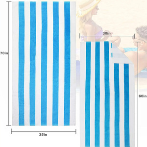 Serviettes de piscine et de plage imprimées drap de bain en coton doux surdimensionné séchage rapide léger voyage vacances Spa Resort serviette extérieure - Product Image 6