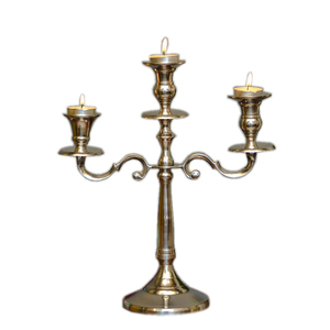 Bougeoir en métal fait à la main de bonne qualité support rustique parfait pour la décoration de chambre d'indien - Product Image 3