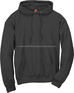ผู้ชายขายร้อน Hoodies OEM ที่กําหนดเองทําผู้ชายผ้าฝ้ายธรรมดา Hoodies แขนยาวคุณภาพสูงขนาดโลโก้ที่กําหนดเองพิมพ์สี - Product Image 4