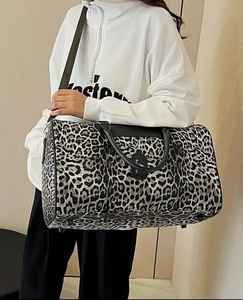 Custom logo Large Capacity Travel <b>Weekender</b> Tote <b>Bag</b> <b>with</b> <b>Shoe</b> <b>Compartment</b> Leather Duffle <b>Bag</b> - Product Image 6