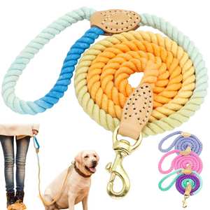 5ft Braided Cotton <b>Rope</b> <b>Dog</b> Leash Waterproof Durable Washable Walking Training <b>Lead</b> Soft Modern Style for Medium to Large <b>Dogs</b> - Product Image 5