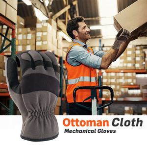 Gants de travail de sécurité antidérapants de la meilleure qualité du fournisseur direct de l'usine Conception personnalisée Protection des doigts renforcée Prix raisonnables - Product Image 6