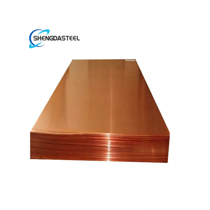 China wholesale c1100 copper plate electrolytic tungsten copper nickel plates sheets for battery