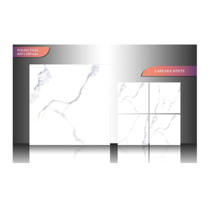 Gran Venta de azulejos de porcelana con acabado brillante esmaltado de lujo, textura sólida, pisos de pared Interior, azulejos pulidos, diseño moderno - Product Image 1