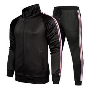 Survêtement décontracté en coton à capuche d'hiver avec logo personnalisé, patchs, vestes zippées pour hommes, survêtements de sport, jogging - Product Image 6