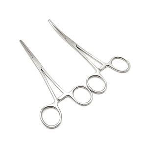 Fórceps quirúrgicos curvos profesionales de acero inoxidable de diseño OEM Fórceps manuales de Urología de alta calidad 2025 - Product Image 6