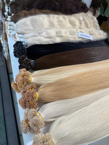 ผมต่อแบบปลายแบนเคราตินพรีเมียม สีอ่อน ตรง สำหรับใช้ในร้านทำผม - Product Image 5