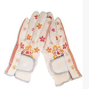 Guante de golf para hombre con marcador magnético 1 pieza zurdo Premium suave, | Guante de golf blanco reemplazable piel de oveja - Product Image 5