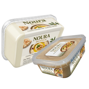 8 oz Custom Printed Hummus <b>Container</b> for Hummus Zaater Tahini Packaging <b>Containers</b> <b>Box</b> PP Plastic IML Print Dip Sauce - Product Image 2
