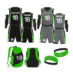 Ventes chaudes Uniformes de basket-ball Vêtements de club Équipe de basket-ball Kit adulte Couleur personnalisée Haute qualité Ensembles de logo par sublimation - Product Image 5