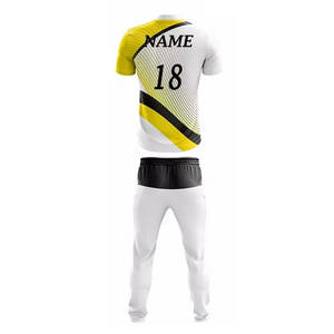 Hot Sale Short Sleeve <b>Cricket</b> Uniform Breathable Sportswear with Sublimation Printing - Product Image 3