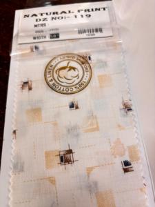 Tela estampada de algodón orgánico ecológico Tela de exportación directa de fábrica para el mercado global de prendas de vestir - Product Image 3