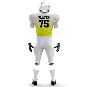 ชุดยูนิฟอร์มฟุตบอลแบบสั่งทำปักลายสำหรับเยาวชนอเมริกันฟุตบอลชุดเสื้อผ้าทอลายทแยง - Product Image 2