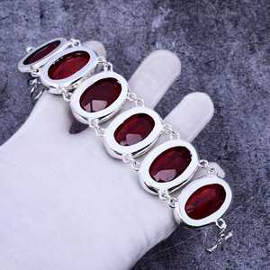 Pulsera de mujer chapada en rodio de Plata de Ley 925 personalizada, joyería fina de diseñador hecha a mano, aniversario de compromiso Natural - Product Image 6