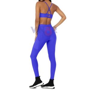 Conjuntos de Yoga de gimnasio para mujer hechos a medida de alta calidad, nuevo diseño para entrenamiento físico, conjuntos de Yoga incluidos de talla grande personalizados - Product Image 3