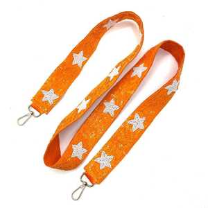 Colorful Handcrafted <b>Strap</b> Belt with Steel <b>Clips</b> - Product Image 4