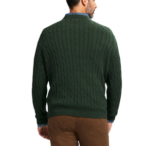 Pulls pour hommes tricotés lourds pour vêtements de rue respirant Style décontracté Logo personnalisé pull hommes pull tricoté - Product Image 2