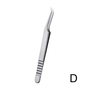 Professional Stainless Steel Precision <b>Lash</b> <b>Lifting</b> Extension Tweezers Anti-Magnetic Comfortable Handle Smooth Tip 10mm Length - Product Image 6