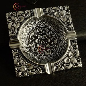 Nouvel arrivage de cendrier à fumer moderne exclusif fait à la main plateau de coulée en métal durable pour la maison Restaurant Bar meilleure vente - Product Image 6