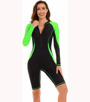 Maillot de bain anti-UV coloré pour femme, haute qualité, sur mesure, 100 % polyester, séchage rapide, respirant