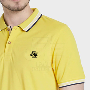 Camisetas de Punto Sólido con Logotipo Personalizado al por Mayor para Hombre, Manga Corta, 100% Algodón, Secado Rápido, Transpirable, Perfectas para Uniformes o Deportes - Product Image 6