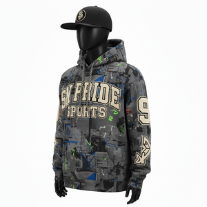 Sudaderas con Capucha de Forro Polar Bordadas para Hombre, Personalizables, Ligeras, de Poliéster/Algodón, las Más Vendidas - Product Image 2