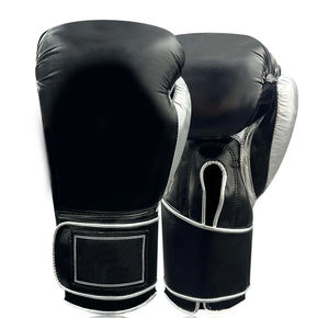 Gants de boxe en cuir de haute qualité avec logo personnalisé, exportés à chaud pour le commerce extérieur, équipement d'entraînement spécial pour la compétition MMA Kick - Product Image 2
